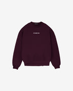 BURGUNDY PERFECT MATCH CREWNECK