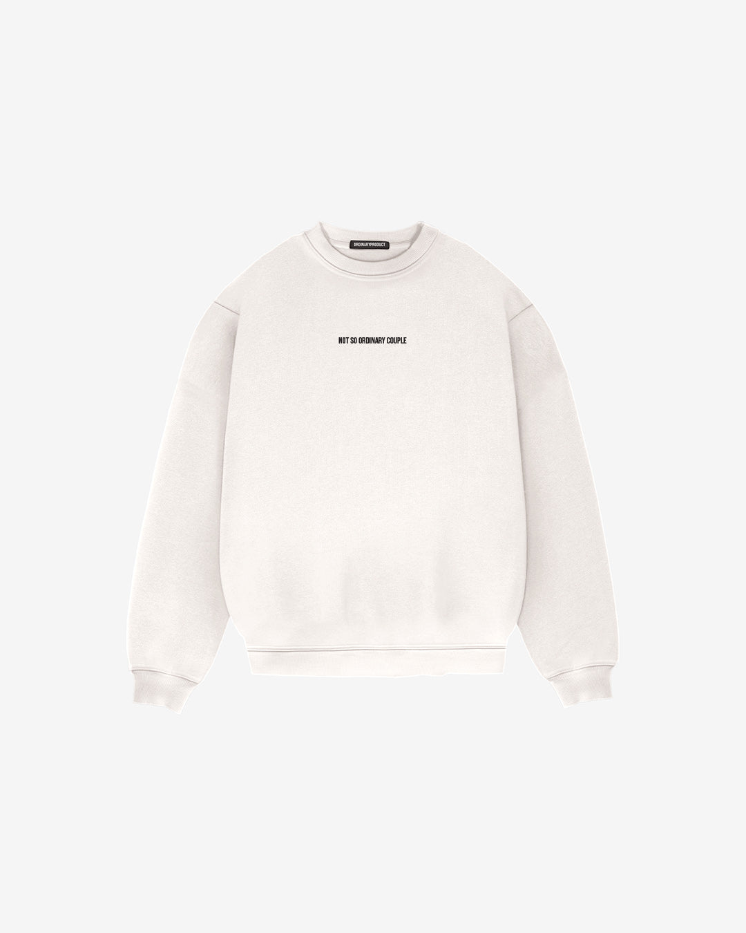 WHITE PERFECT MATCH CREWNECK