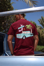 BURGUNDY T-SHIRT RETRO