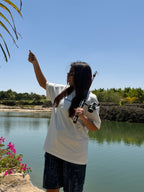 WHITE T-SHIRT FISHING CLUB
