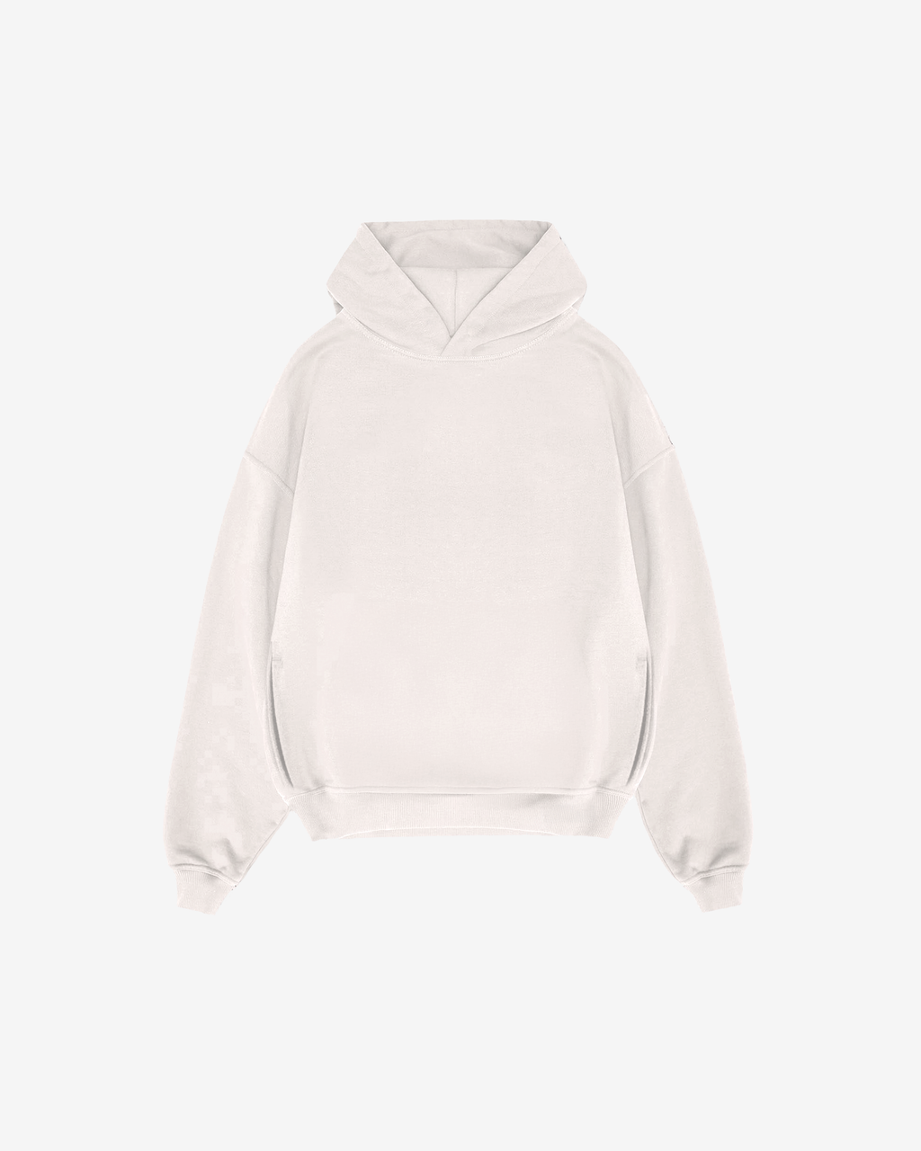 WHITE NOT SO BASIC HOODIE