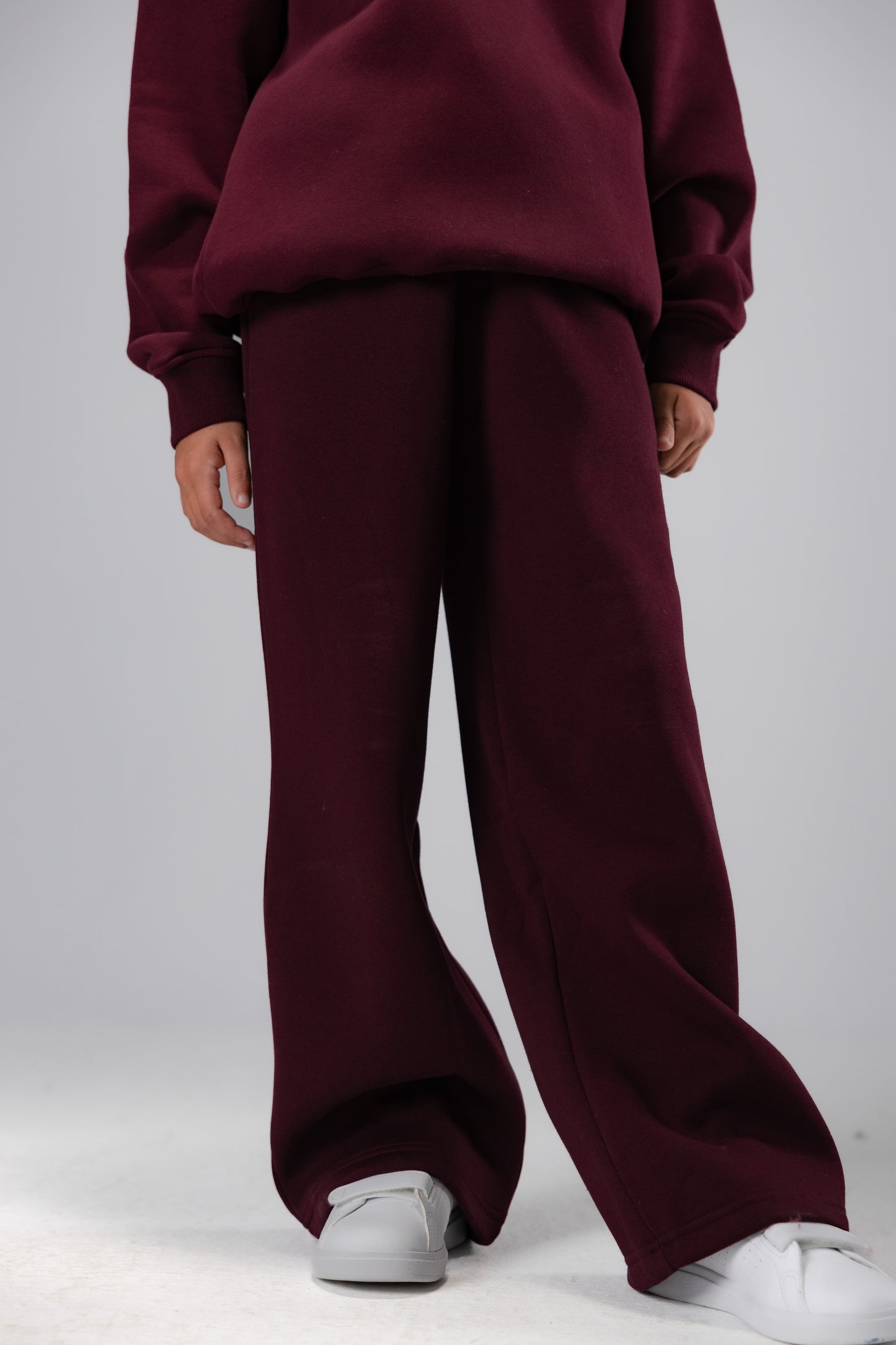BURGUNDY KIDS SWEATS