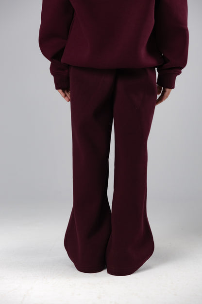 BURGUNDY KIDS SWEATS