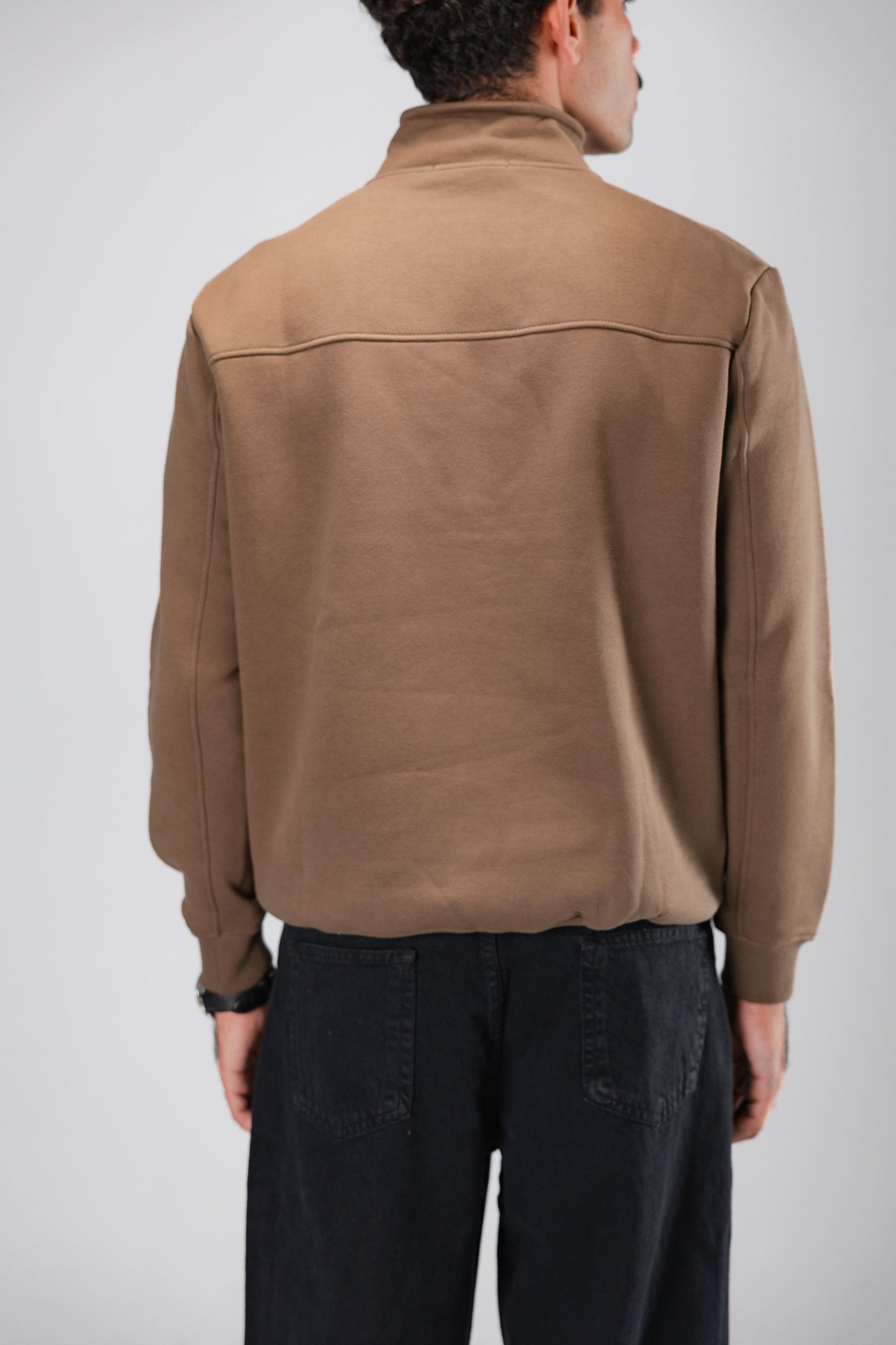 WALNUT QUARTER ZIPPER