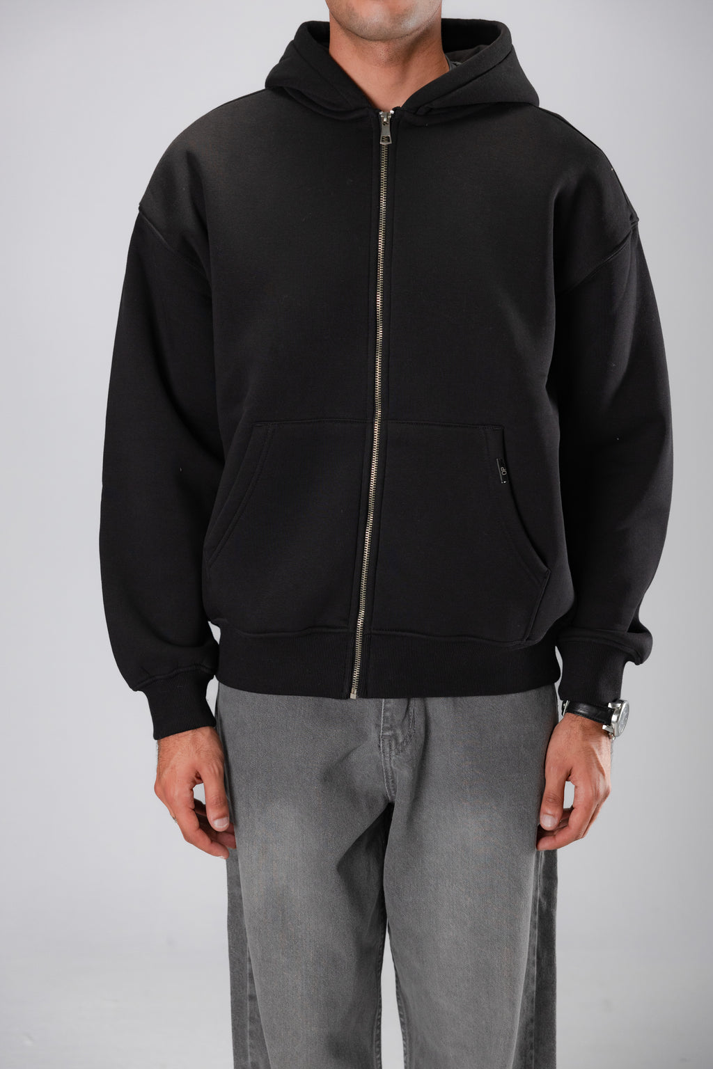 BLACK FULL ZIP