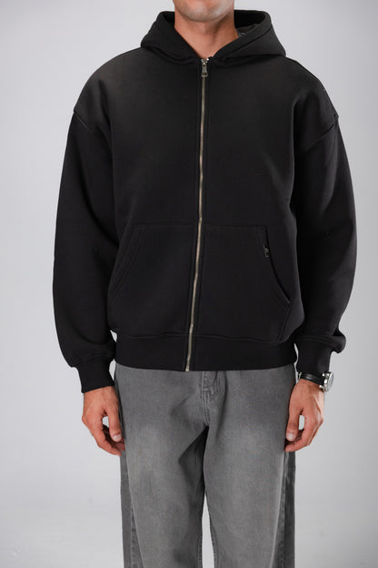 BLACK FULL ZIP