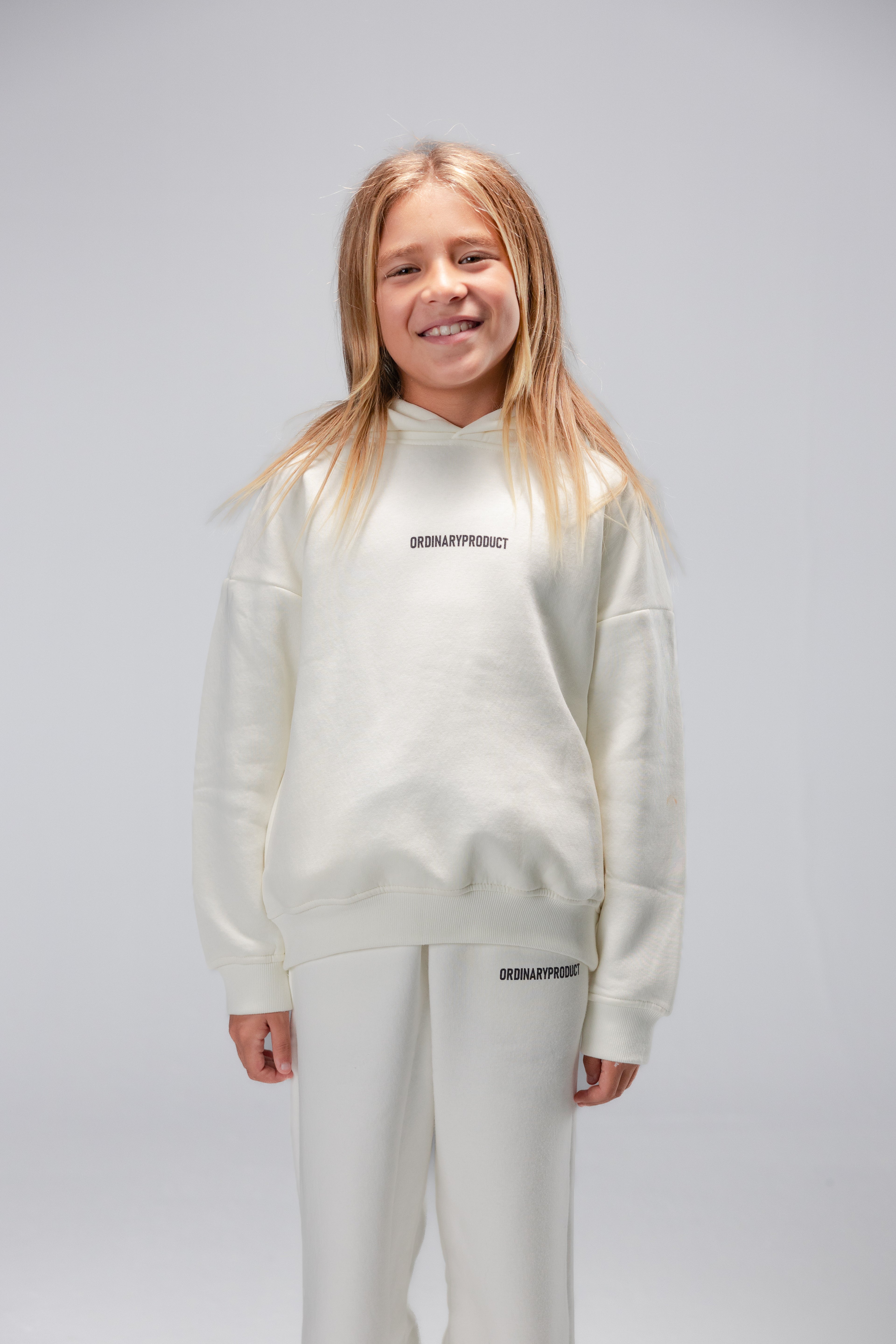 WHITE KIDS HOODIE