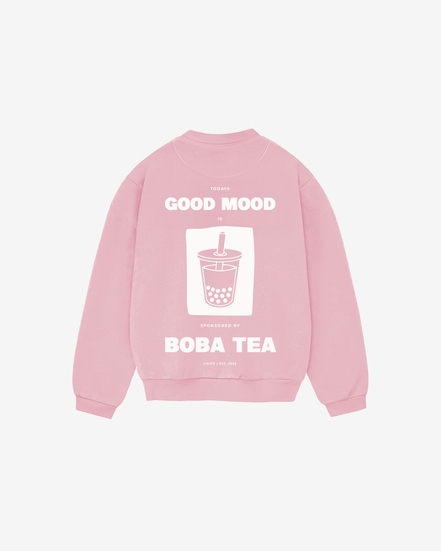 PINK LEMONADE RUNNING ON BOBA CREWNECK