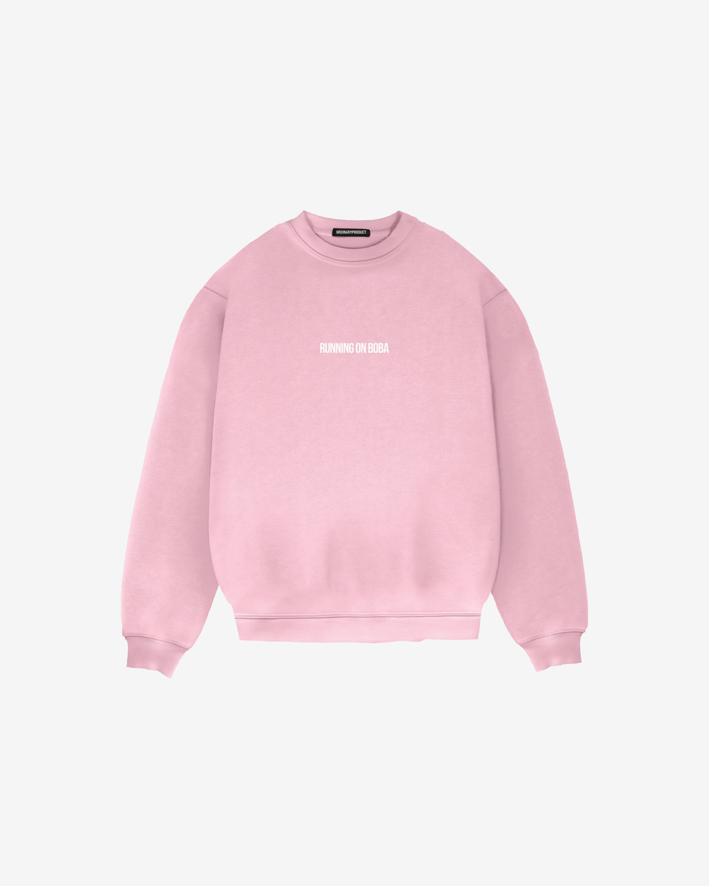 PINK LEMONADE RUNNING ON BOBA CREWNECK