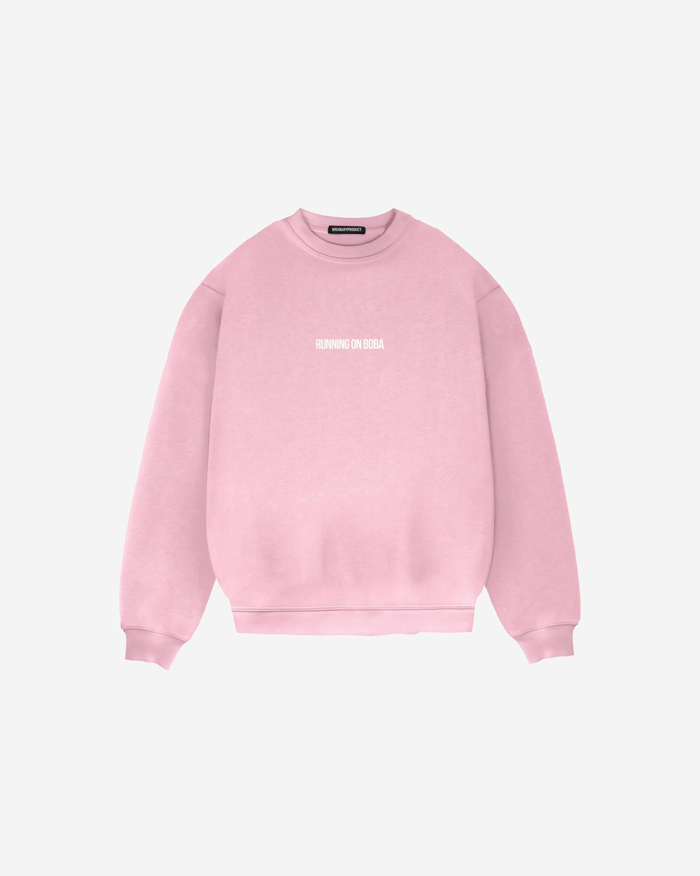 PINK LEMONADE RUNNING ON BOBA CREWNECK
