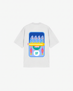 WHITE T-SHIRT FISHING CLUB