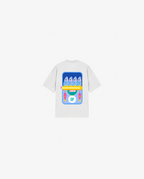WHITE KIDS T-SHIRT FISHING CLUB