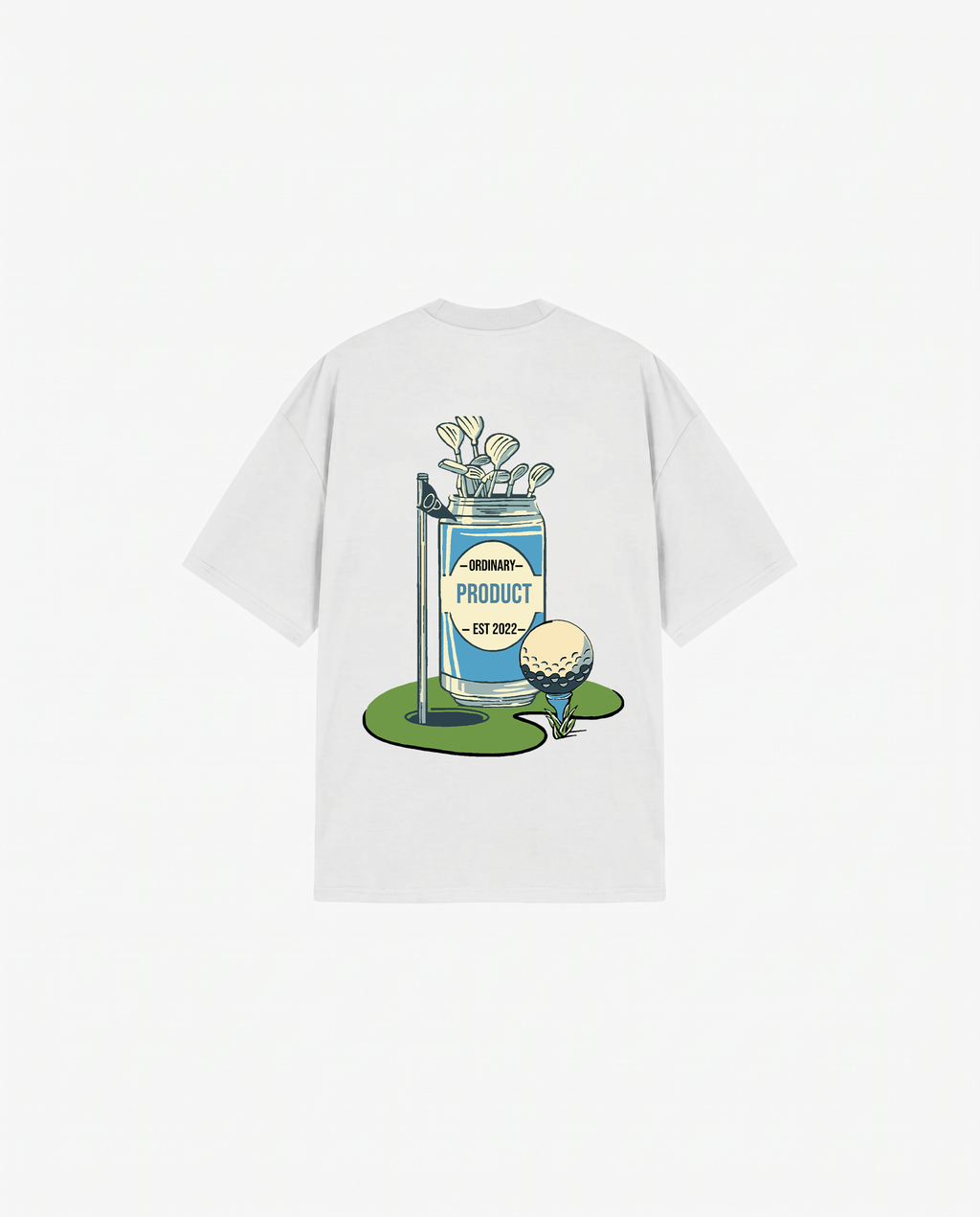 WHITE T-SHIRT GOLF CLUB