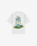 WHITE T-SHIRT GOLF CLUB