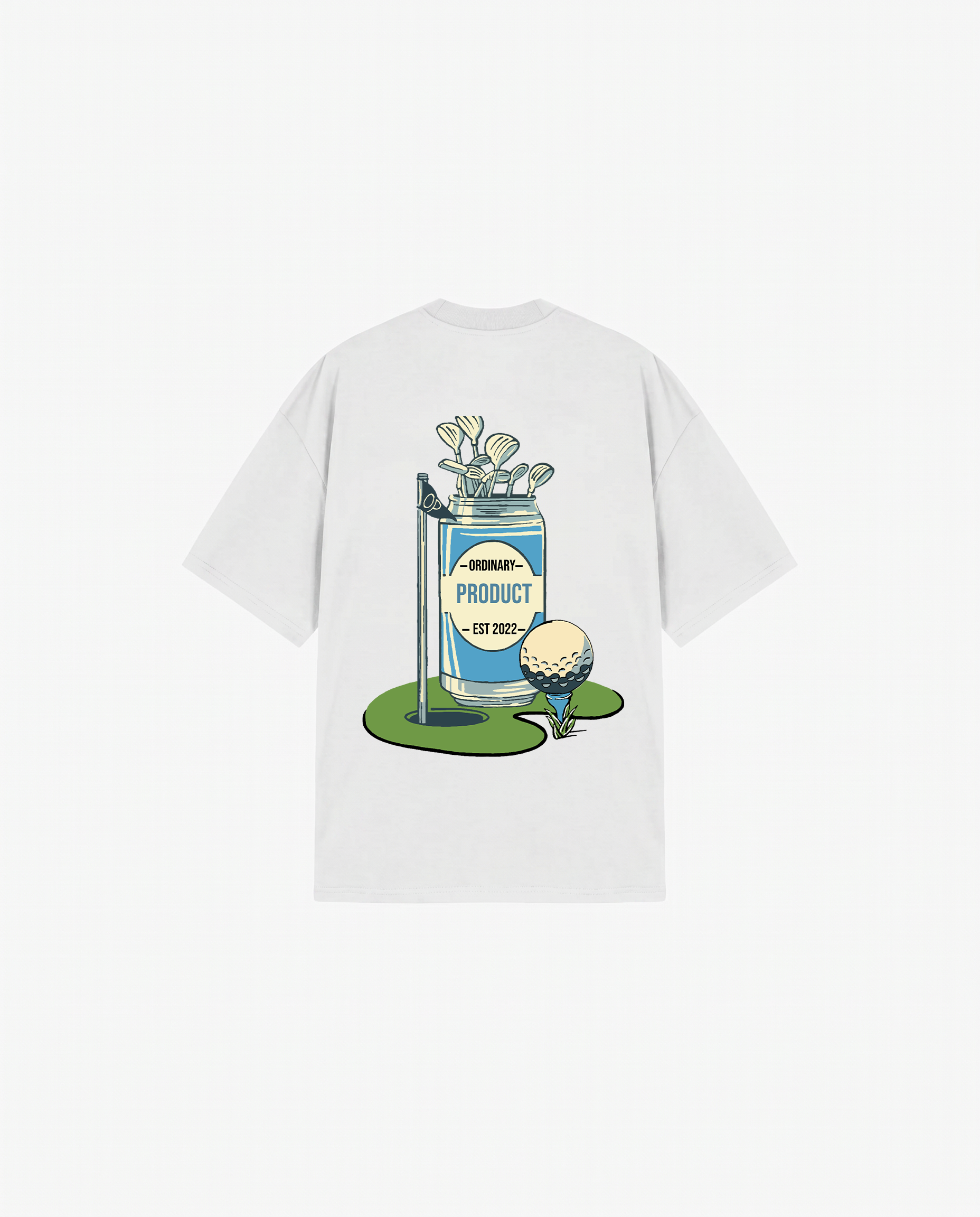 WHITE T-SHIRT GOLF CLUB