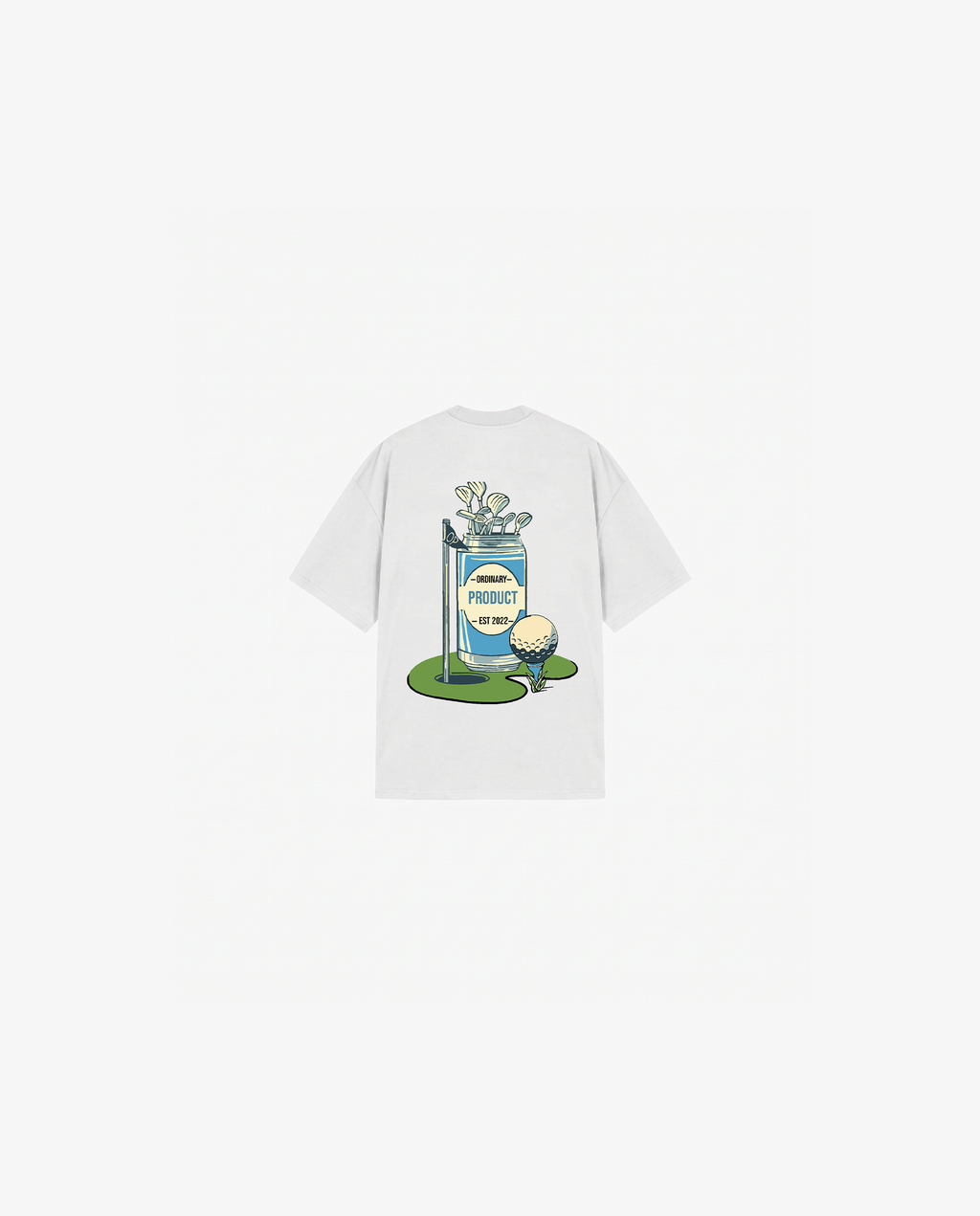 WHITE KIDS T-SHIRT GOLF CLUB