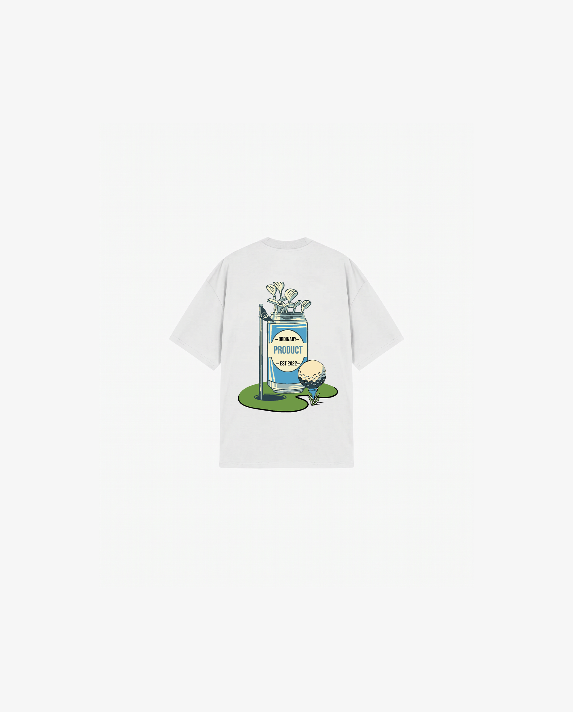 WHITE KIDS T-SHIRT GOLF CLUB