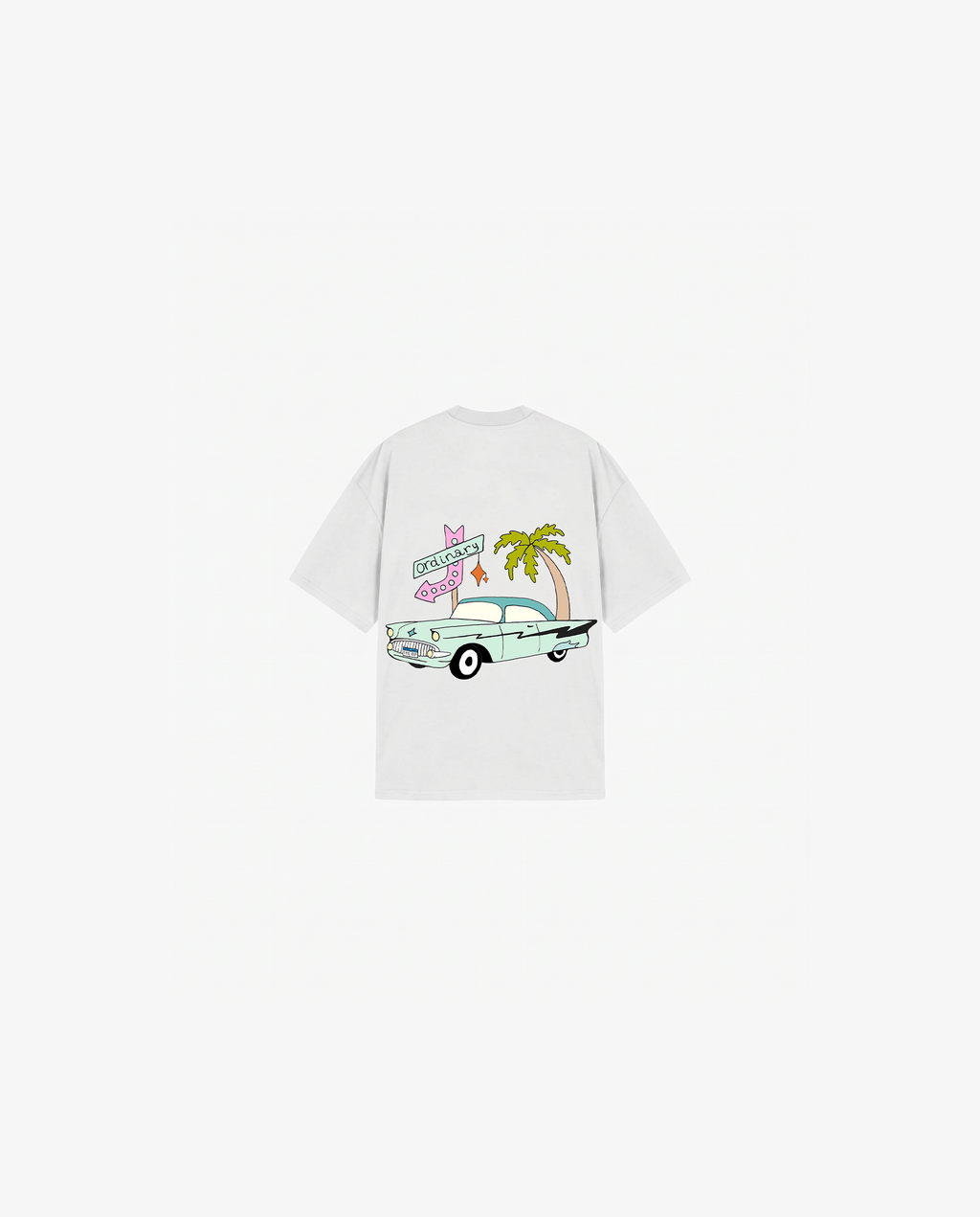 WHITE KIDS T-SHIRT RETRO