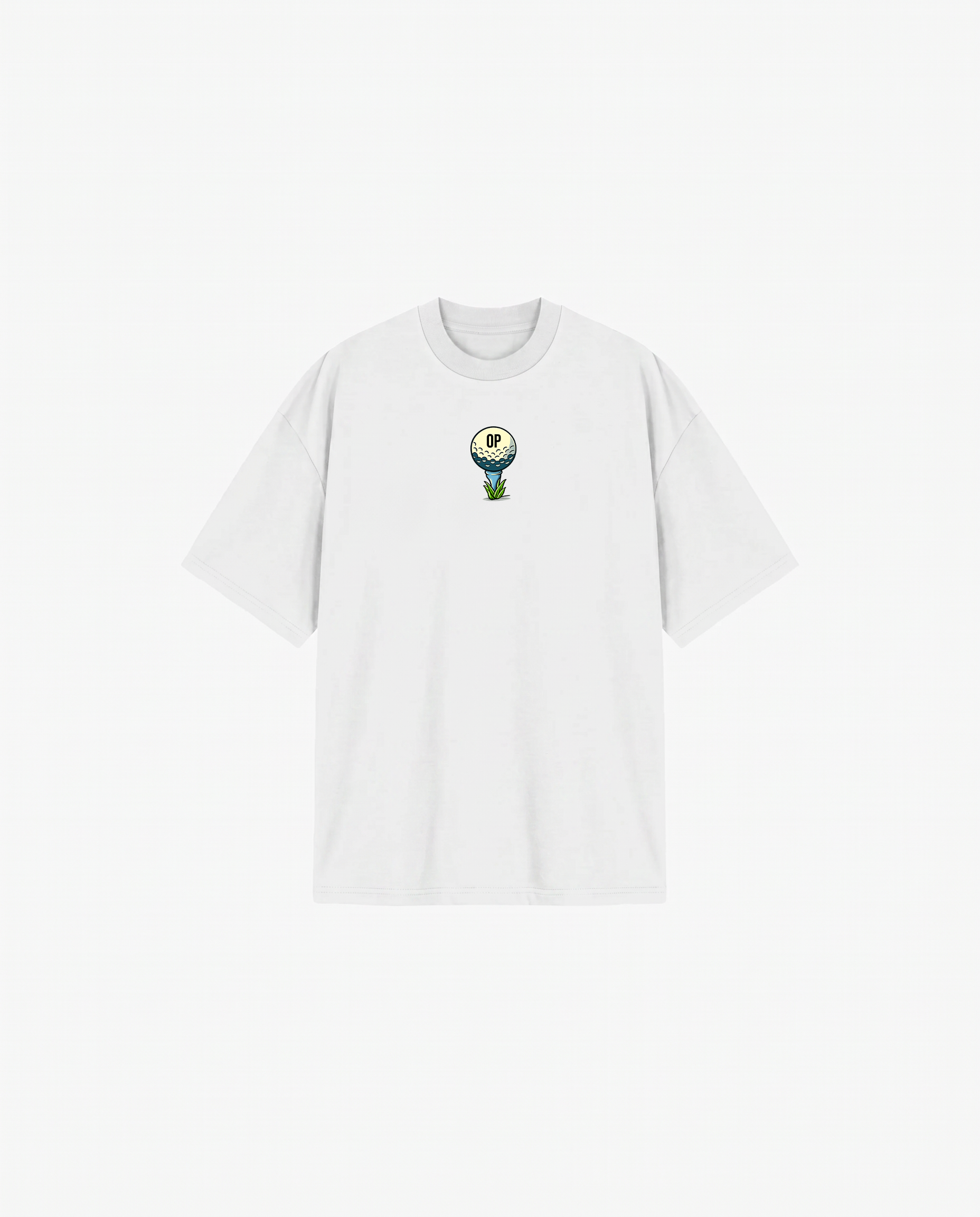WHITE T-SHIRT GOLF CLUB
