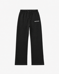 BLACK WOMEN SWEATPANTS WIDE LEG