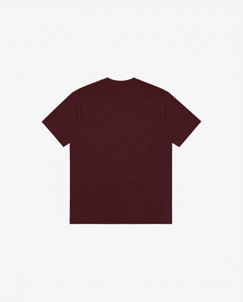 BURGUNDY REGULAR FIT T-SHIRT