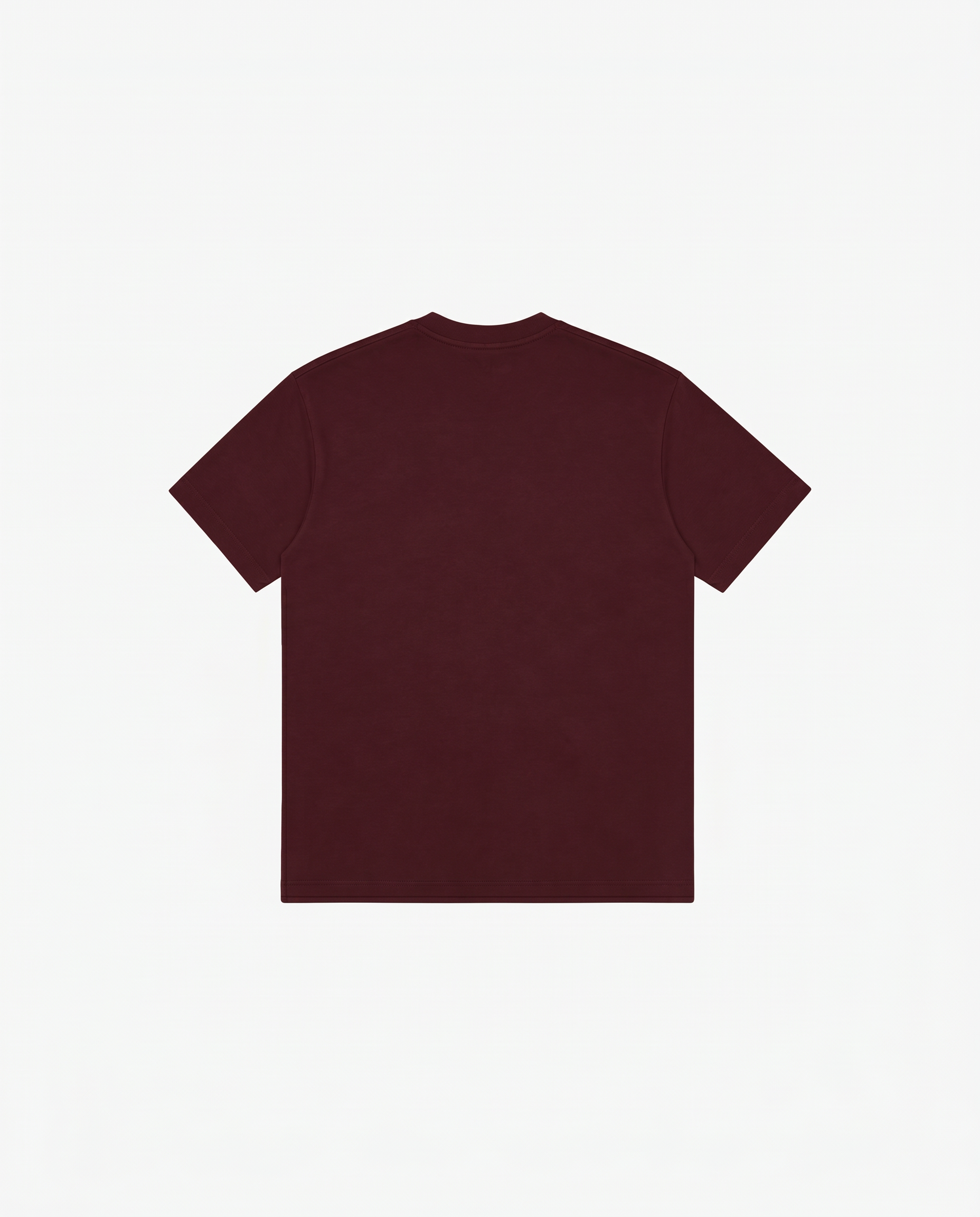 BURGUNDY REGULAR FIT T-SHIRT