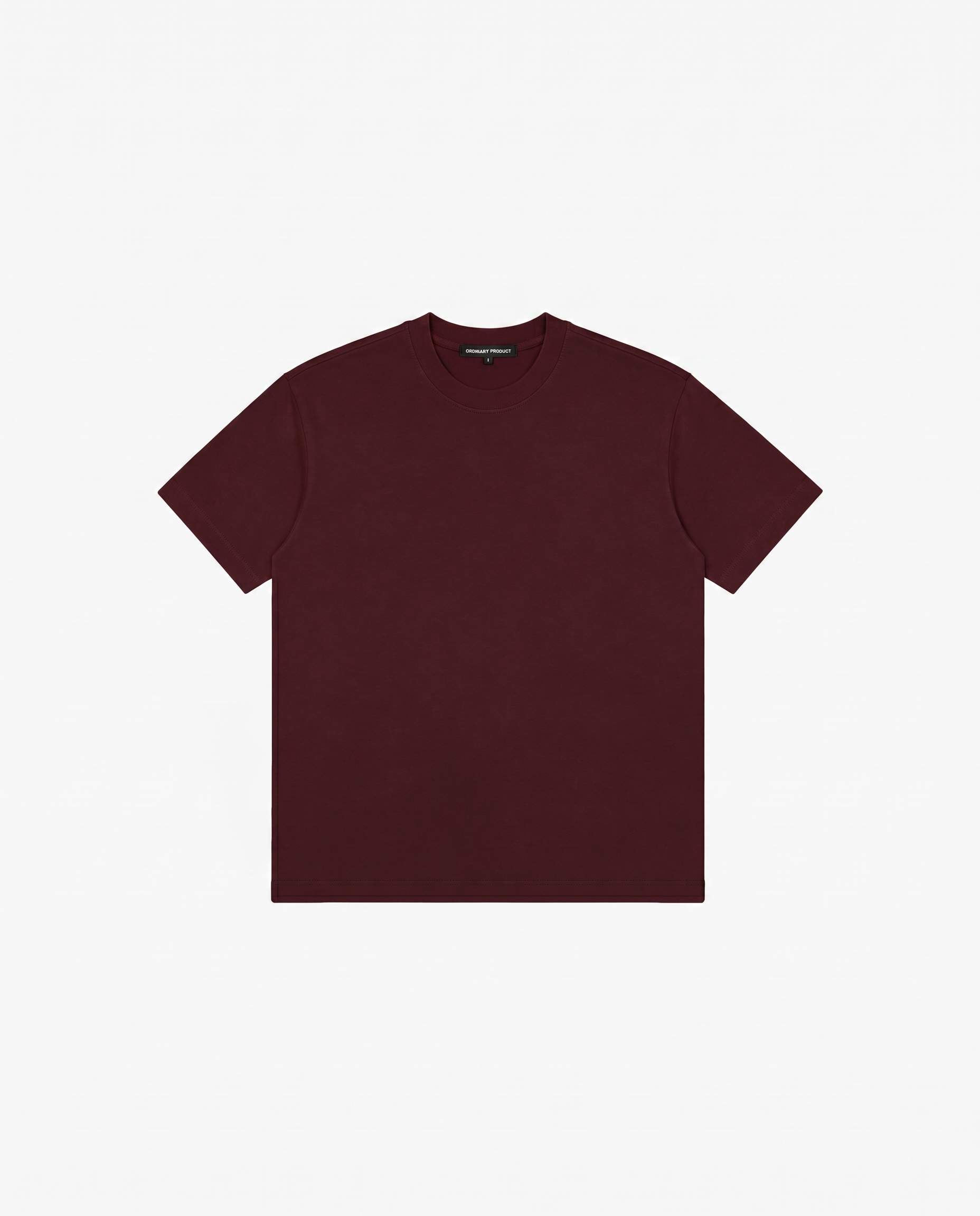 BURGUNDY REGULAR FIT T-SHIRT