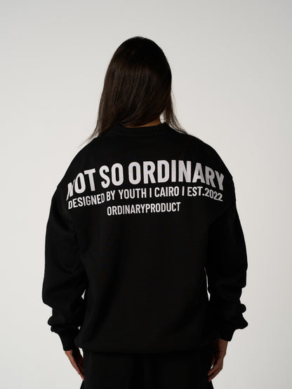 BLACK CREWNECK NSO