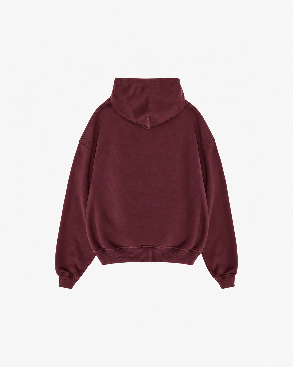BURGUNDY NOT SO BASIC HOODIE