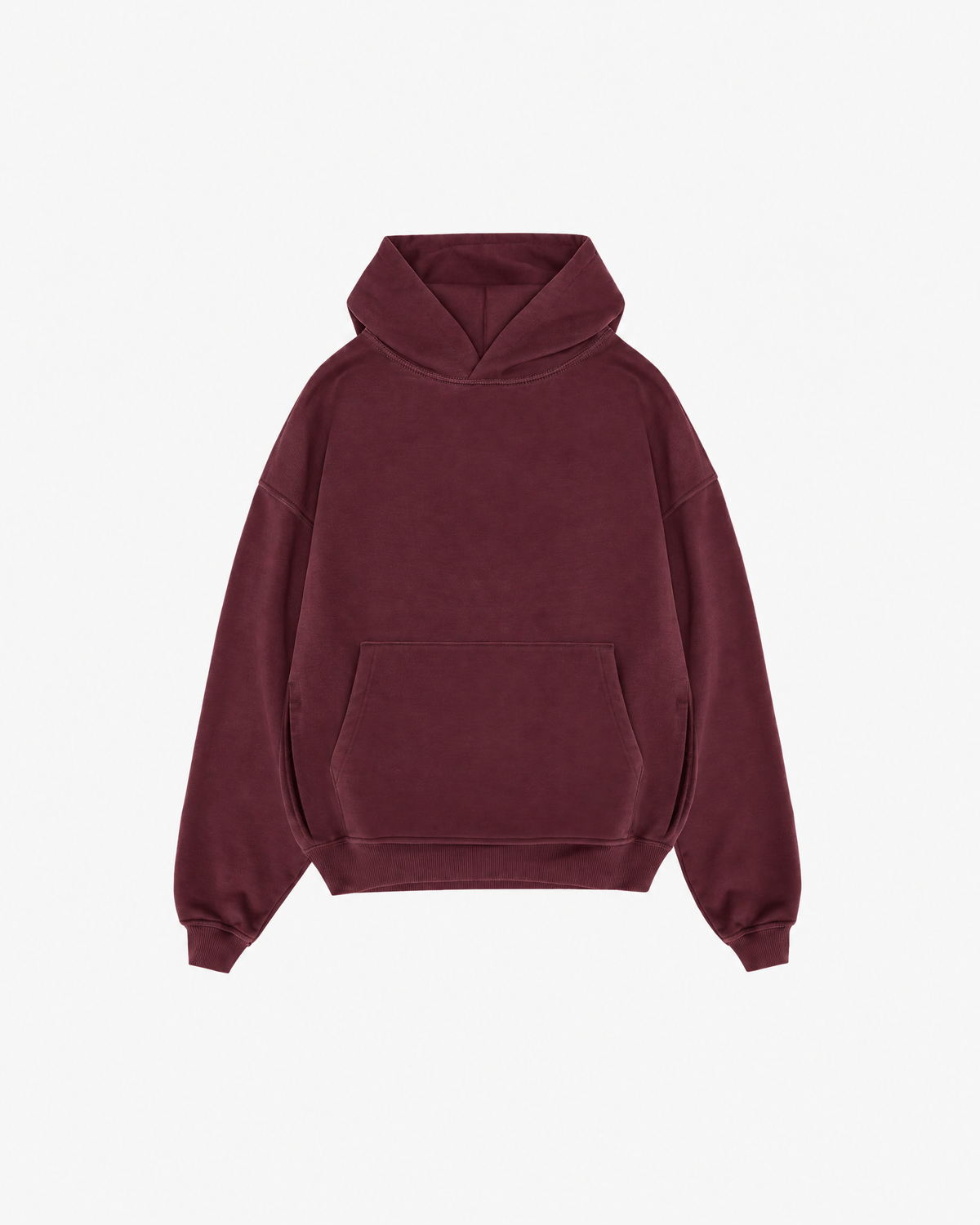 BURGUNDY NOT SO BASIC HOODIE