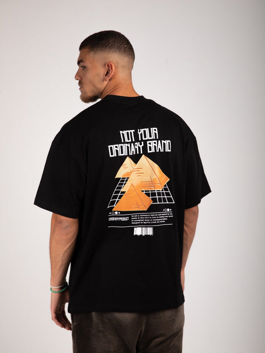 Black T-Shirt - Pyramids