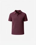 BURGUNDY CASUAL COLLAR
