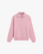 PINK QUARTER ZIPPER