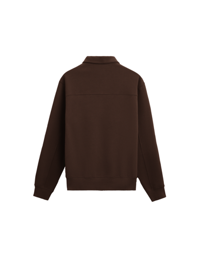 WALNUT QUARTER ZIPPER