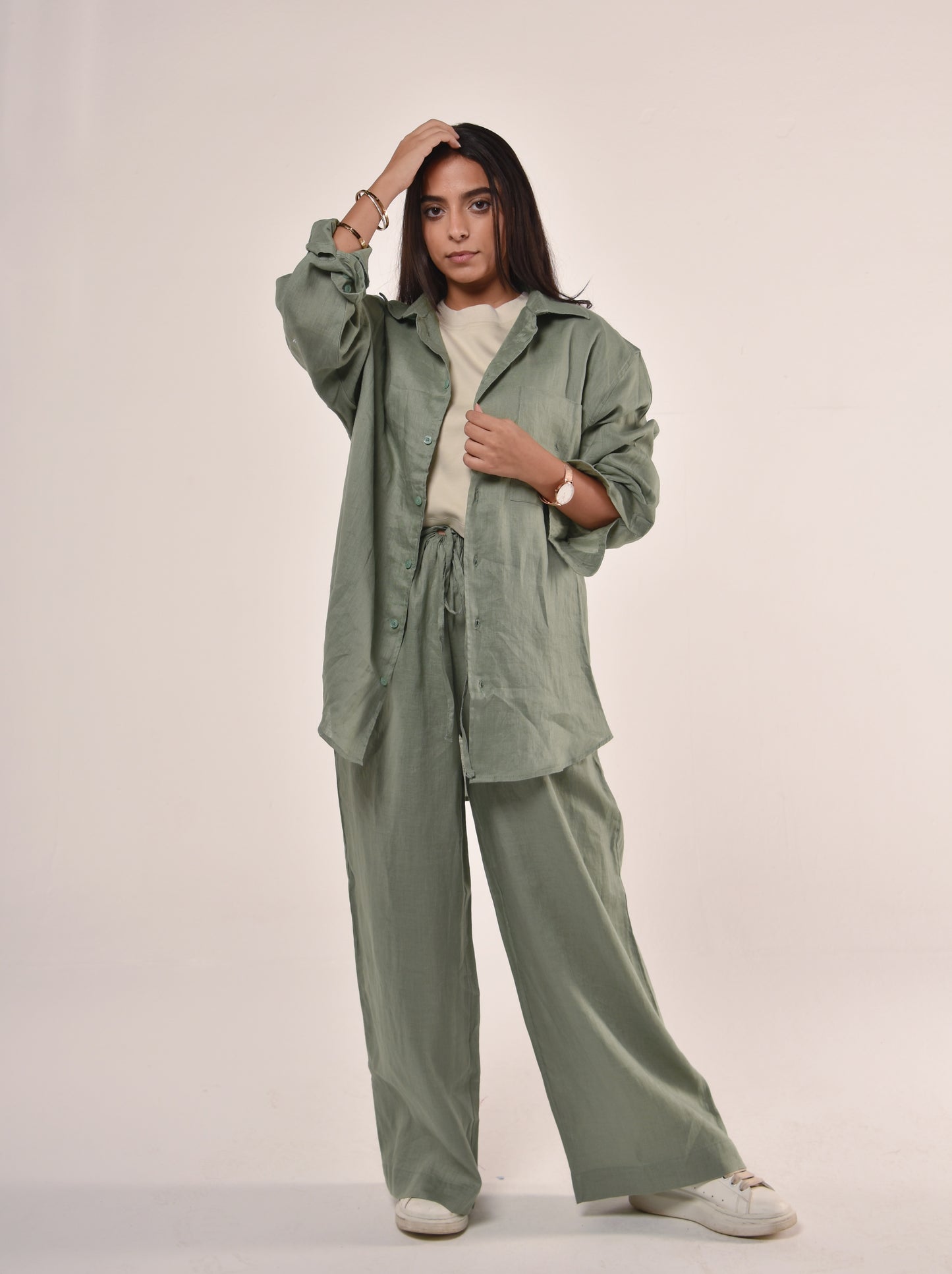 Pistachio Linen Pants