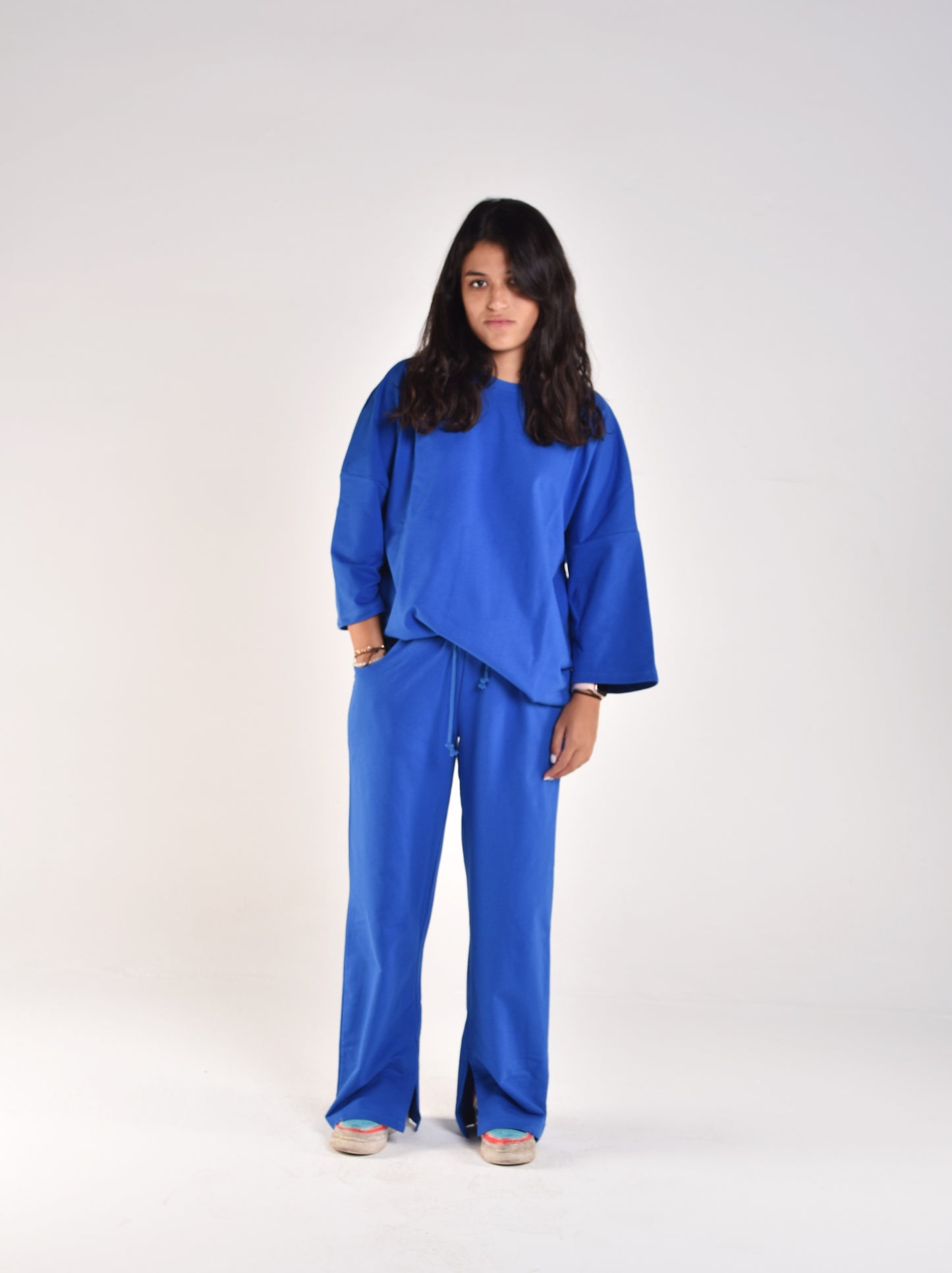 Blue oversized co-ord