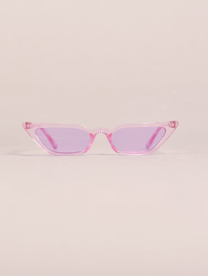 Hot Pink Cat Eye Sunglasses